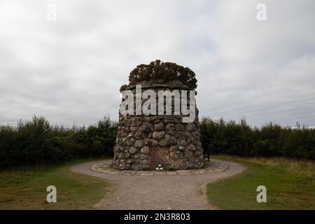 Monumento e campo di battaglia di Culloden - Inverness Scotland Foto Stock