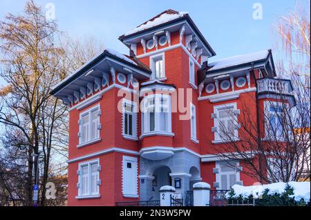 Rores Brick House, Club Salambo, Kempten, Allgaeu, Baviera, Germania Foto Stock