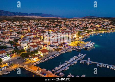 Novalja, isola di Pag Foto Stock