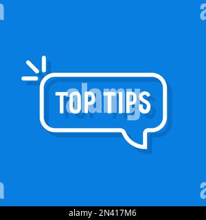 linea sottile punte superiori bolle minime Illustrazione Vettoriale