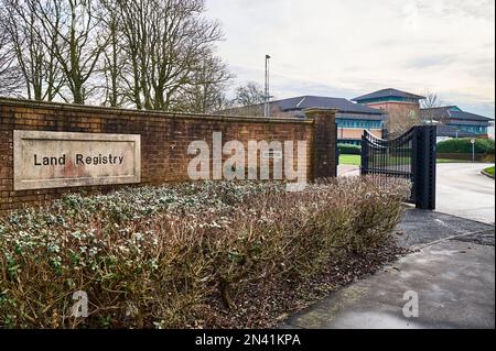 HM ufficio catasto a Lytham St Annes Foto Stock