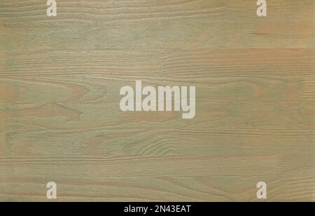 Fondo legno lastra di pino artificialmente invecchiato ombra verde. Foto Stock