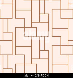 Astratto Art Deco sfondo monocromatico senza cuciture Illustrazione Vettoriale