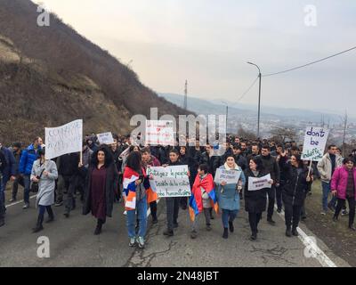 Marut Vanyan / le Pictorium - Artsakh le conseguenze del blocco azeri - 24/12/2022 - Armenia / Stepanakert - Artsakh le conseguenze di Foto Stock