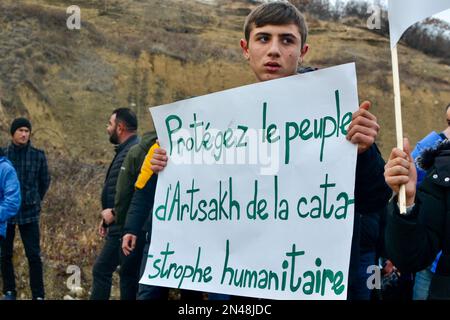 Marut Vanyan / le Pictorium - Artsakh le conseguenze del blocco azeri - 24/12/2022 - Armenia / Stepanakert - Artsakh le conseguenze di Foto Stock