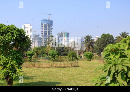 I giardini pensili di Mumbai, Maharashtra in India Foto Stock