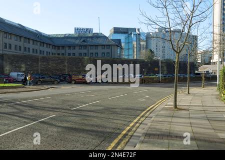 H M prigione Cardiff Wales. Foto Stock