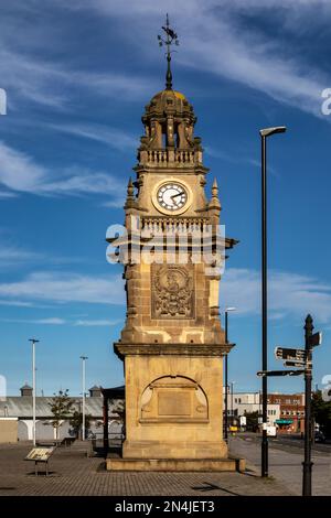 South Shields, una città costiera nel sud di Tyne, Tyne e Wear, Inghilterra. Foto Stock