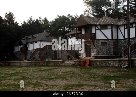 Grecia, Dodecaneso, Isola di Rodi, campo per bambini Elias (architettura coloniale italiana) Foto Stock