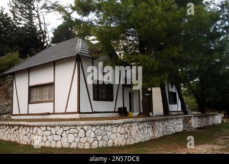 Grecia, Dodecaneso, Isola di Rodi, campo per bambini Elias (architettura coloniale italiana) Foto Stock