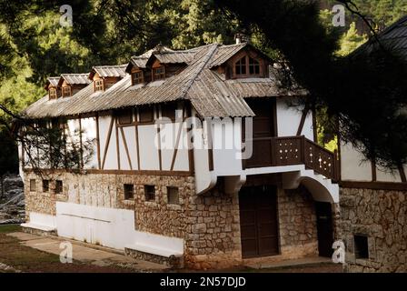 Grecia, Dodecaneso, Isola di Rodi, campo per bambini Elias (architettura coloniale italiana) Foto Stock