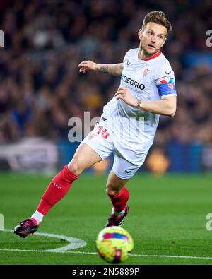 Ivan Rakitic del Sevilla FC durante la partita la Liga tra il FC Barcelona e il Sevilla FC si è giocato allo Stadio Spotify Camp Nou il 5 febbraio 2023 a Barcellona, Spagna. (Foto di Bagu Blanco / PRESSIN) Foto Stock