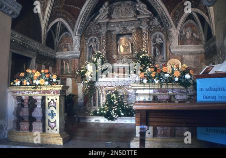 All'interno della chiesa Raymond Boswell Foto Stock