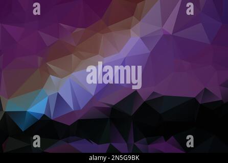 grigio ardesia chiaro, grigio chiaro, nero, blu ardesia scuro, blu ardesia colori astratto basso vettore di sfondo Illustrazione Vettoriale