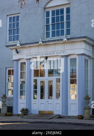 St Michael's Manor Hotel, Fishpool Street, St Albans, Hertfordshire Foto Stock