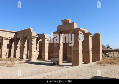 Incredibili monumenti al tempio di Karnak a Luxor, Egitto Foto Stock