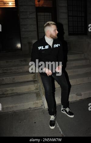 Bryan Griffin alla New York Fashion Week Febbraio 2023 Foto Stock
