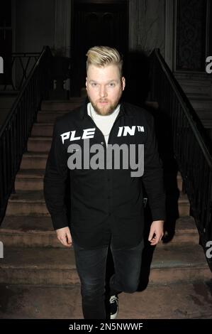 Bryan Griffin alla New York Fashion Week Febbraio 2023 Foto Stock
