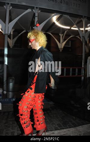 Elton Ilirjani all'apertura del negozio Cult Gaia, New York Fashion Week Febbraio 2023 Foto Stock