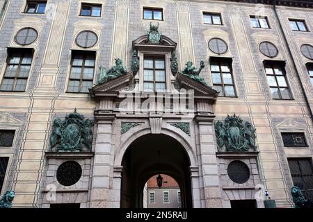 Münchner Residenz, residenza, ex palazzo reale, Monaco, München, Germania, Europa Foto Stock