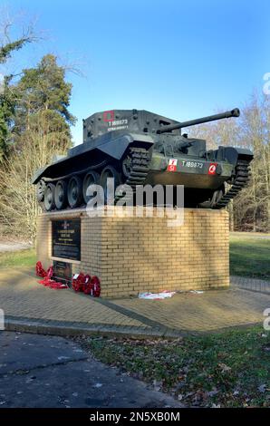 monumento a 7th corazzati divisione ratti deserto theford norfolk inghilterra Foto Stock