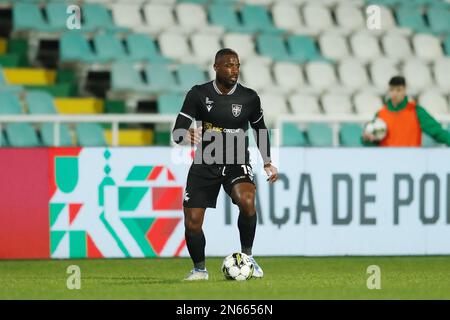 Setubal, Portogallo. 9th Feb, 2023. Fernando Varela (Casa Pia) Calcio/Calcio : Portogallo 'TACA de Portugal Placard' Quarter-Final match tra Casa Pia AC 2-5 CD Nacional all'Estadio do Bonfim di Setubal, Portogallo . Credit: Mutsu Kawamori/AFLO/Alamy Live News Foto Stock