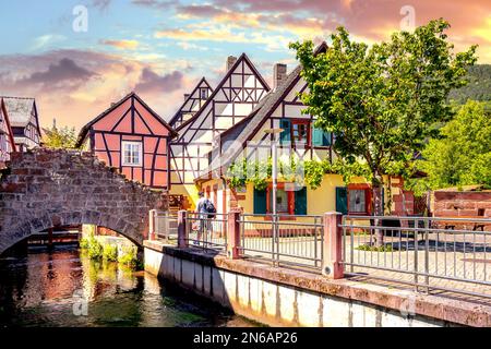Annweiler am Trifels, Rheinland Pfalz, Germania Foto Stock