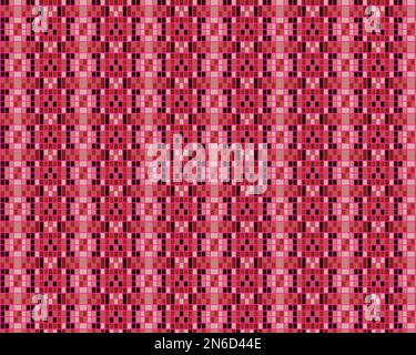 Pixel pixelated Seamless Pattern background Design, piccoli blocchi pixel Seamless Pattern Foto Stock