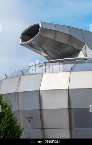 The Hub, l'edificio dell'Unione studentesca per la Sheffield Hallam University, Sheffield, South Yorkshire Foto Stock