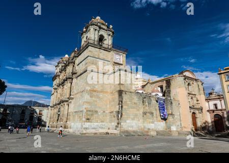 Chiesa di Santo Domingo de Guzman, Oaxaca, Messico Foto Stock