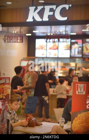 KFC Central Festival Mall Pattaya Thailandia Foto Stock