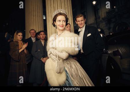 THE CROWN (TV) (2016) COLLEZIONE CLAIRE FOY MATT SMITH NETFLIX/MOVIESTORE Foto Stock