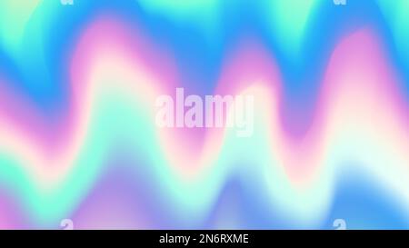 Sfondo astratto della lamina olografica. Carta da parati olografica color neon pastello con astratto iridescente. Illustrazione ologramma iridescente sp Foto Stock