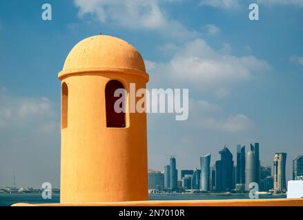 Mina District, Vecchio Porto di Doha, Qatar Foto Stock