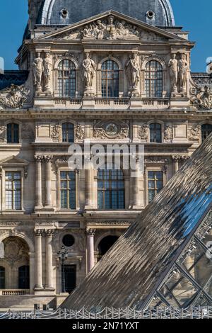 Il museo del Louvre, Parigi, Francia Foto Stock
