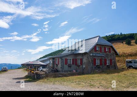 Vosges (Vogesen) Montagne, Agriturismo ferme Auberge du Haag a col du Haag in Alsazia (Elsass), Alto Reno (Oberelsass), Francia Foto Stock