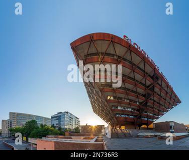 Bratislava (Pressburg), Slovensky rozhlas (edificio radiofonico slovacco) in Slovacchia Foto Stock