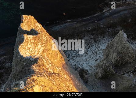 Chalk Coast, Jasmund, isola di Rügen Foto Stock