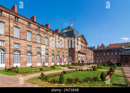 Saverne [Zabern, Zaware), Castello di Château des Rohan in Alsazia (Elsass), basso Reno (Unterelsass), Francia Foto Stock