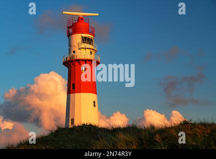 Faro elettrico, isola di Borkum Foto Stock
