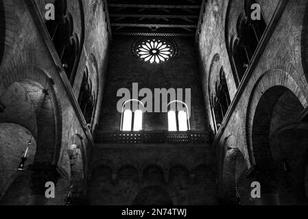 Iconica cattedrale romanica di Santa Maria Assunta a Bitonto, Italia Meridionale Foto Stock