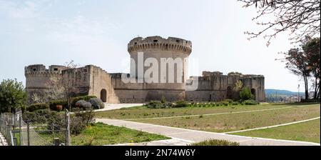 Castello Tramontano incompiuto a Matera, Italia meridionale Foto Stock