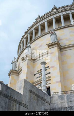 La Sala della Liberazione di Kelheim, costruita dal re baro Ludwig i dopo la Vittoria su Napoleone, Germania Foto Stock