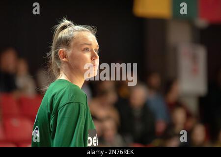 2023-02-09. 2023 FIBA Qualifiers EuroBasket femminile Lituania 75 - 83 Francia. Foto Stock