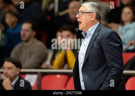 2023-02-09. 2023 FIBA Qualifiers EuroBasket femminile Lituania 75 - 83 Francia. Foto Stock