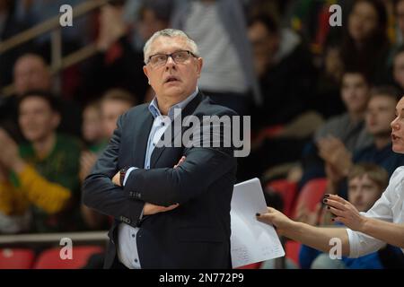 2023-02-09. 2023 FIBA Qualifiers EuroBasket femminile Lituania 75 - 83 Francia. Foto Stock