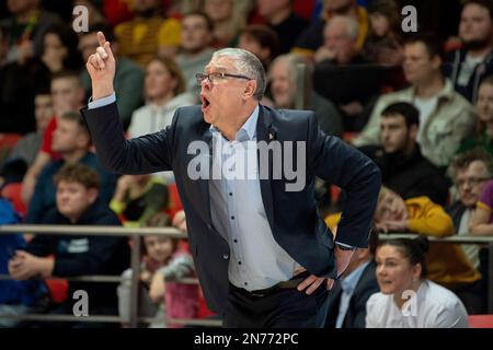 2023-02-09. 2023 FIBA Qualifiers EuroBasket femminile Lituania 75 - 83 Francia. Foto Stock