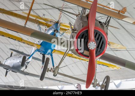 Imperial War Museum Duxford, American Air Museum Foto Stock