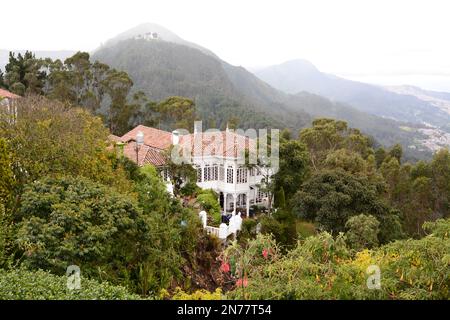 Vista da Cerro Monserrate. bogotà. Colombia Foto Stock