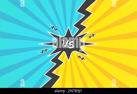 Confronto tra Sunburst Element Abstract Vector background Illustrazione Vettoriale